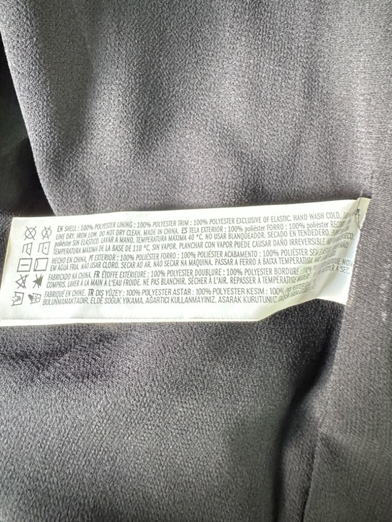 Forever 21 Women's Black Maxi Short Sleeve Crochet Lace Tiered Dress Size XL - Picture 10 of 12